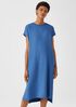 Viscose Jersey Crew Neck Dress