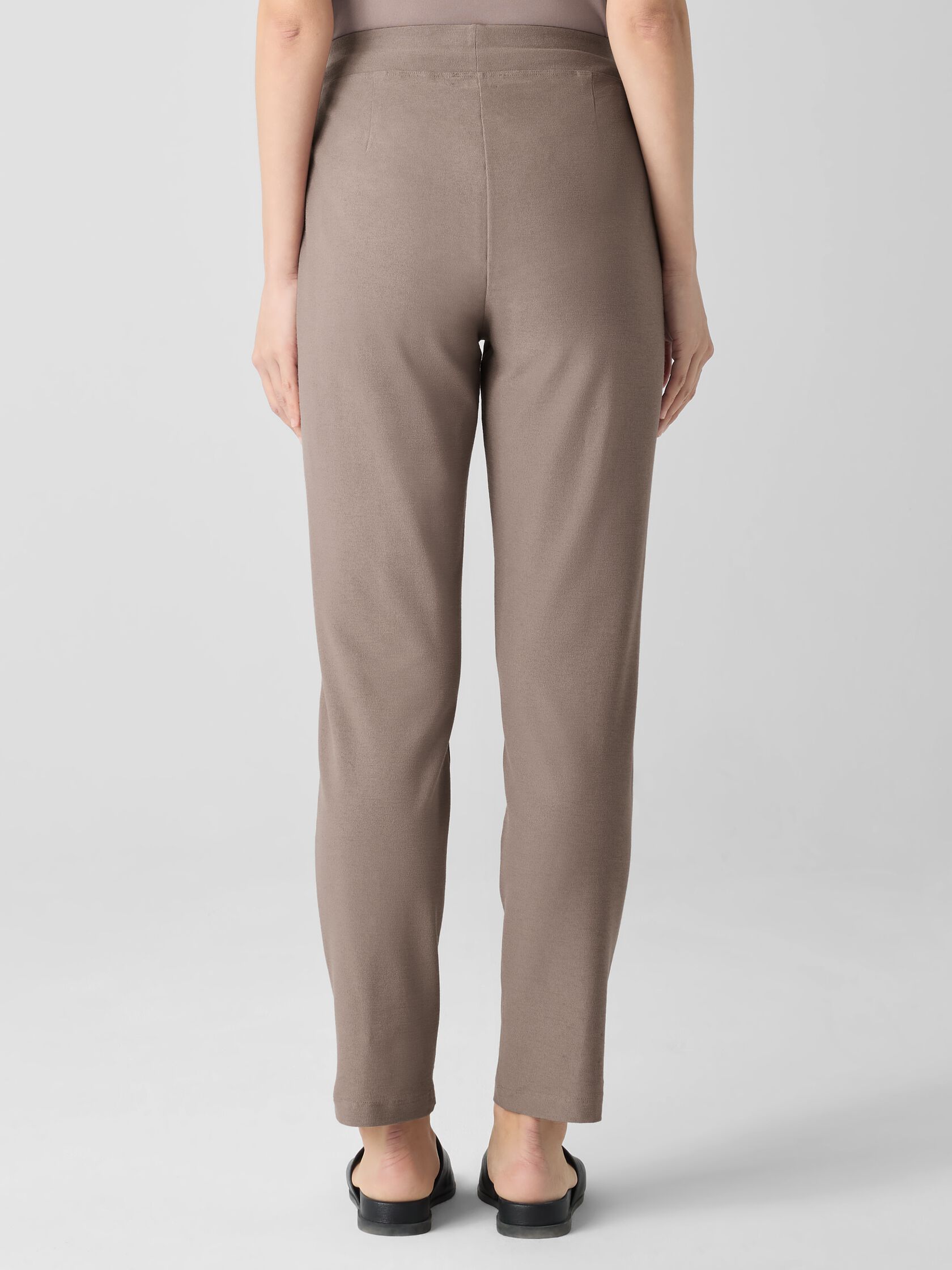 Washable Stretch Crepe Slim Pant
