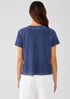 Organic Cotton Hazy Slub V-Neck Tee