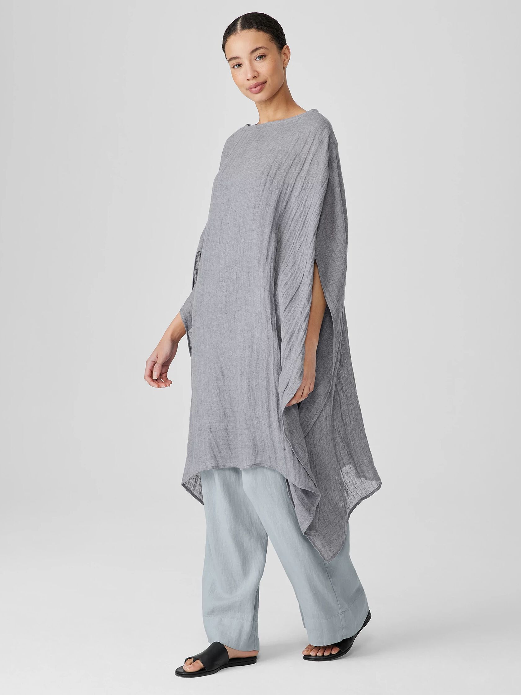 D&eacute;lav&eacute; Organic Linen Gauze Caftan