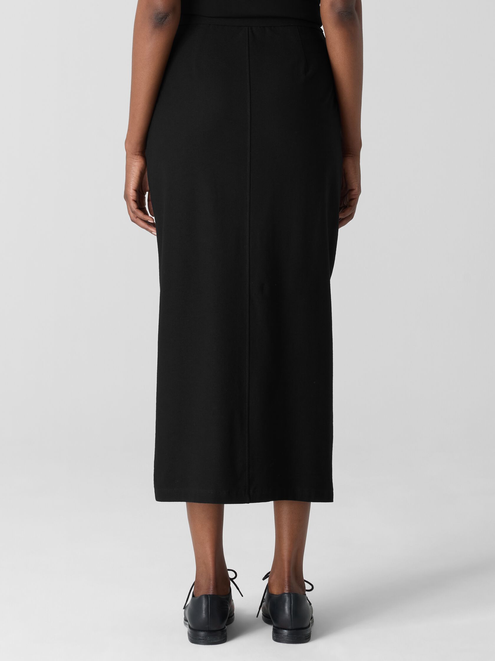 Washable Stretch Crepe Skirt