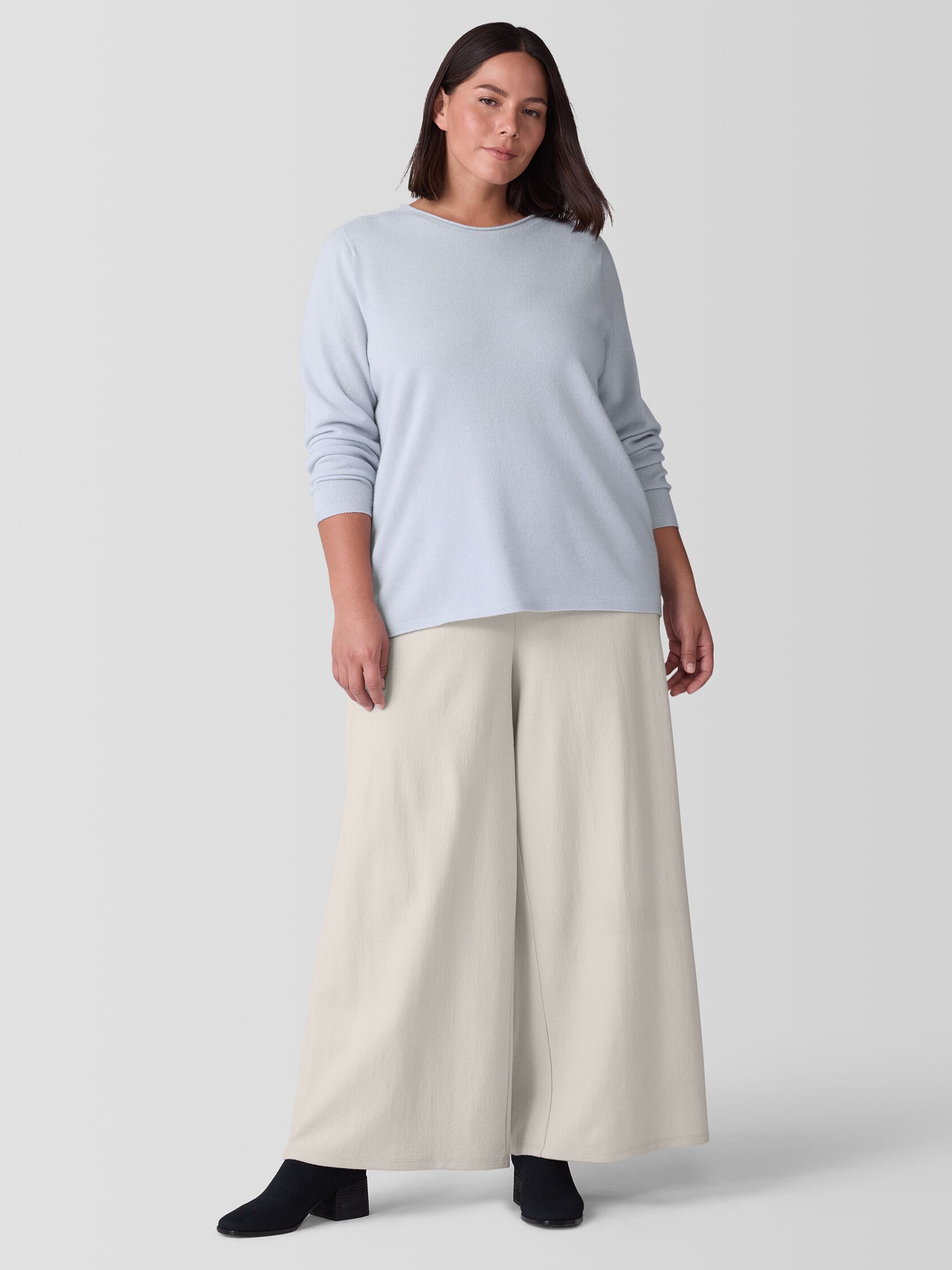 Italian Cashmere Crew Neck Top