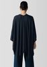 Fine Merino Poncho in Regenerative Wool