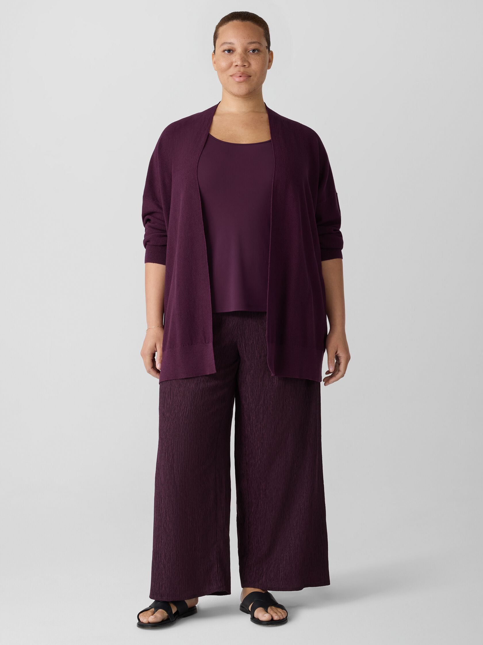 Organic Linen Cotton Long Cardigan