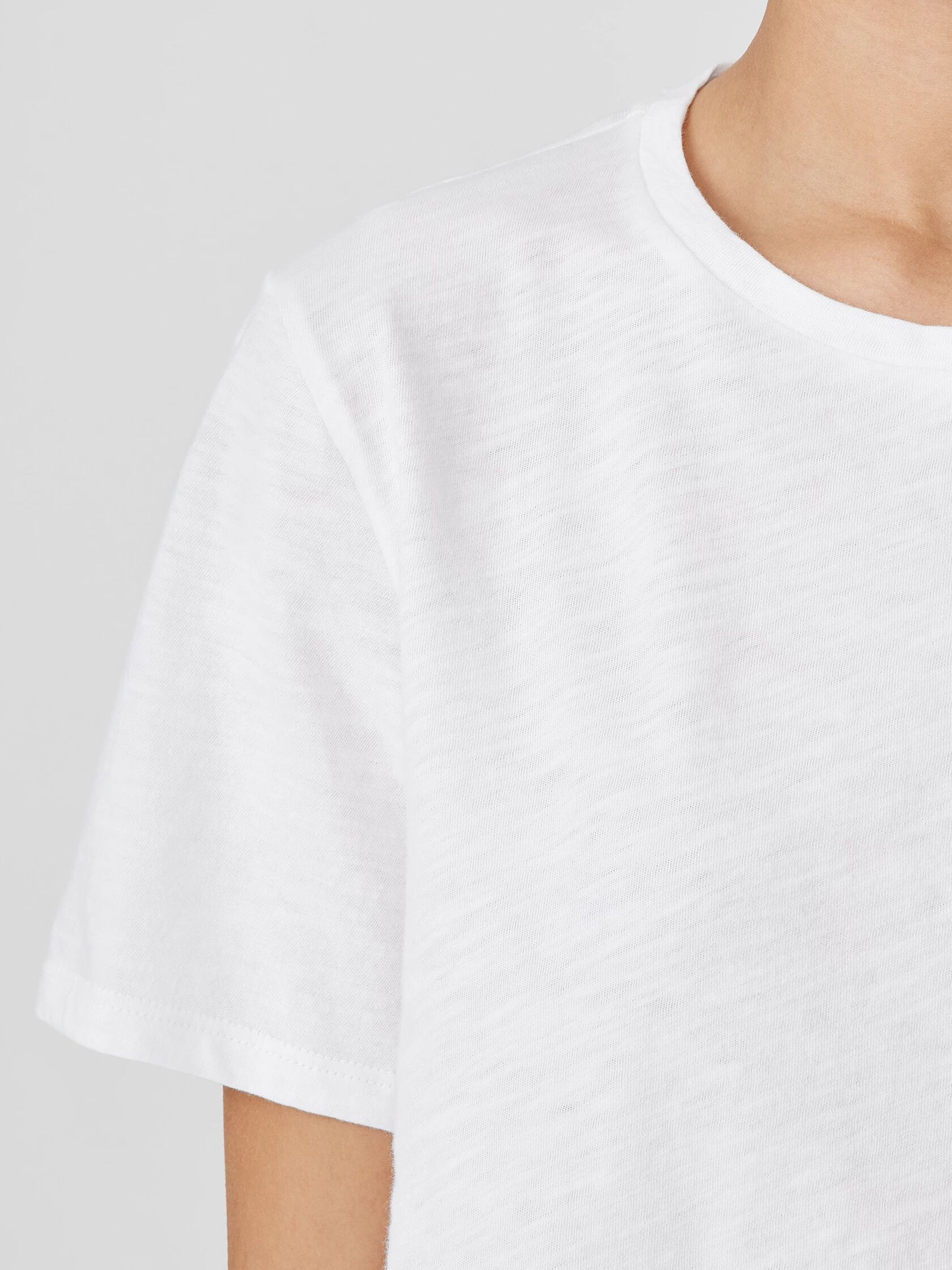 Organic Cotton Slubby Jersey Tee