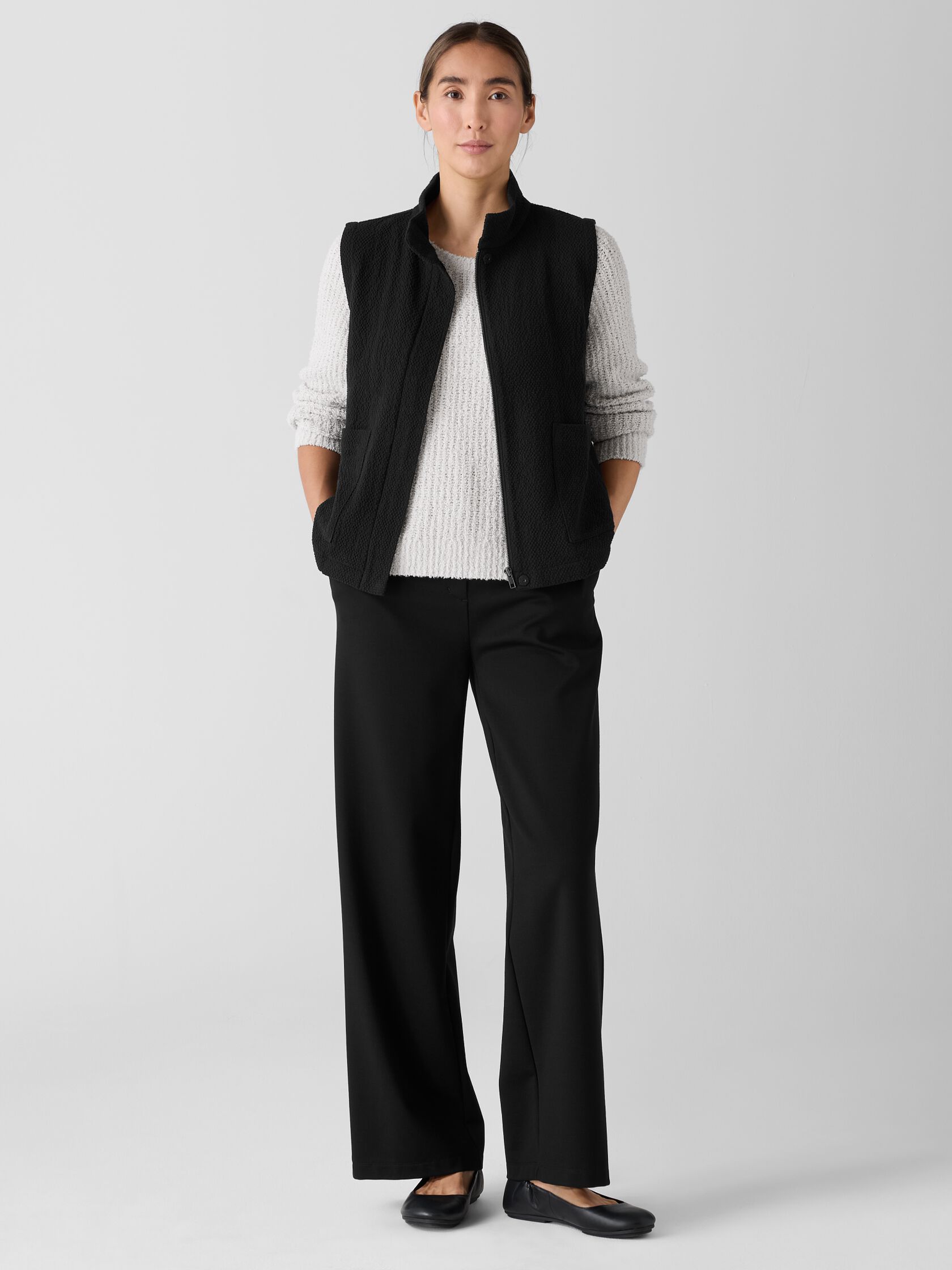 Organic Cotton Tweed Vest