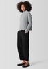 Recycled Wool Cashmere Funnel Neck Top