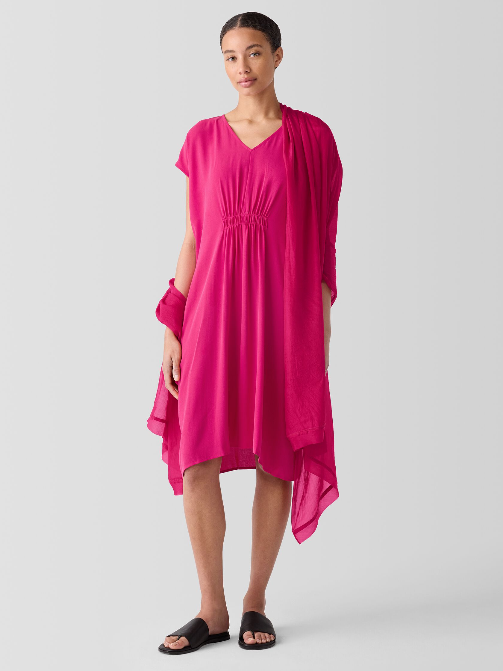 Washed Silk Parachute Scarf