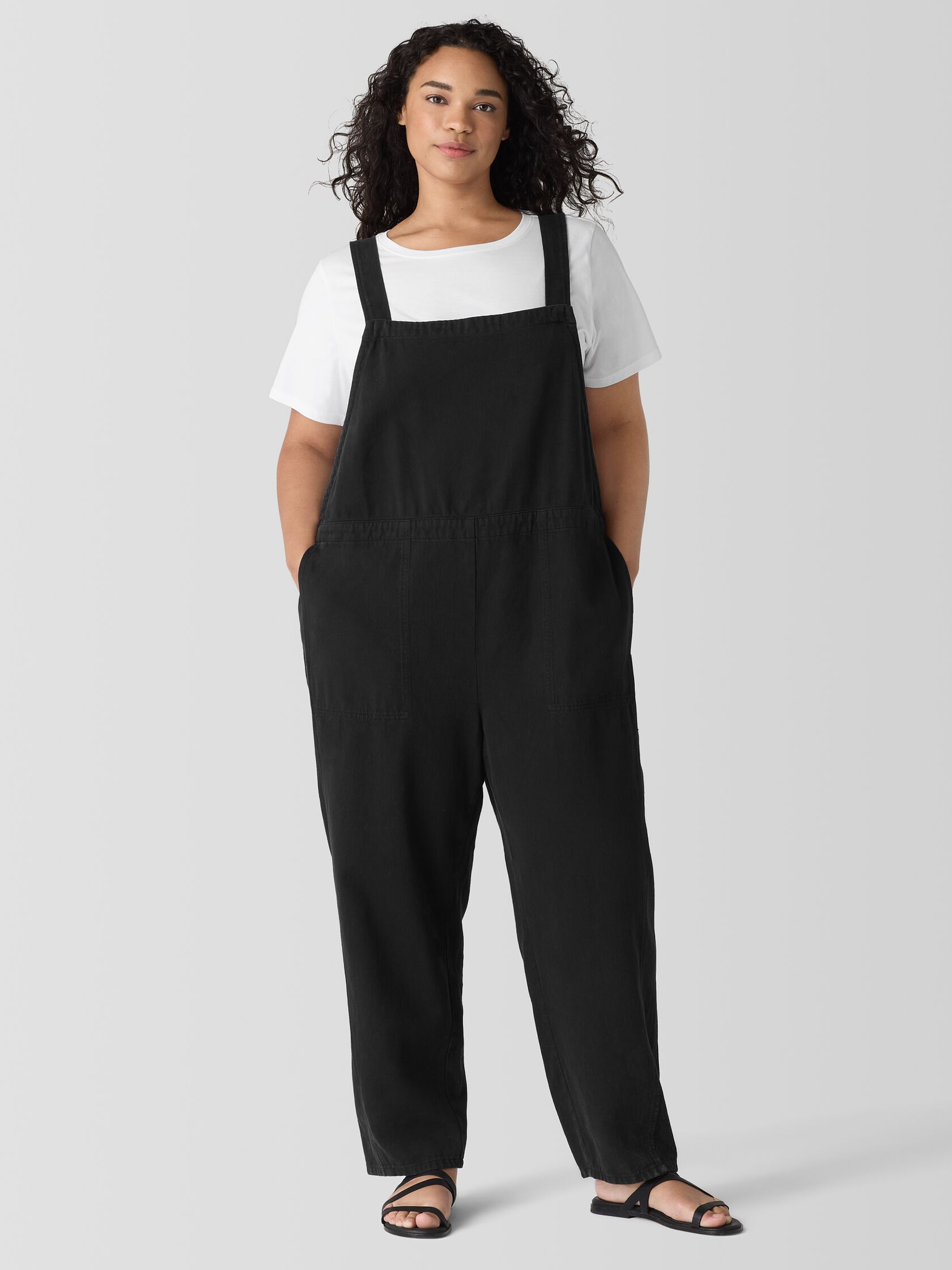 Garment-Dyed Utility Organic Cotton Overalls