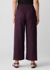 Woven Pliss&eacute; Wide-Leg Pant