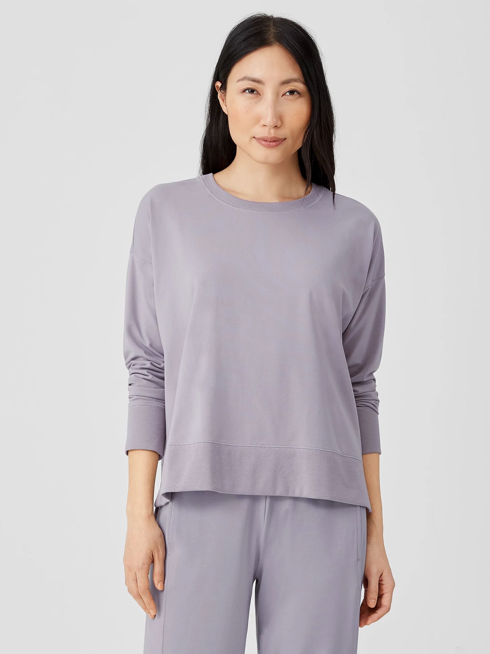 Organic Pima Cotton Stretch Jersey Box-Top