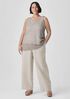 Organic Linen Wide-Leg Pant