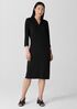 Stretch Jersey Knit Oval Dress