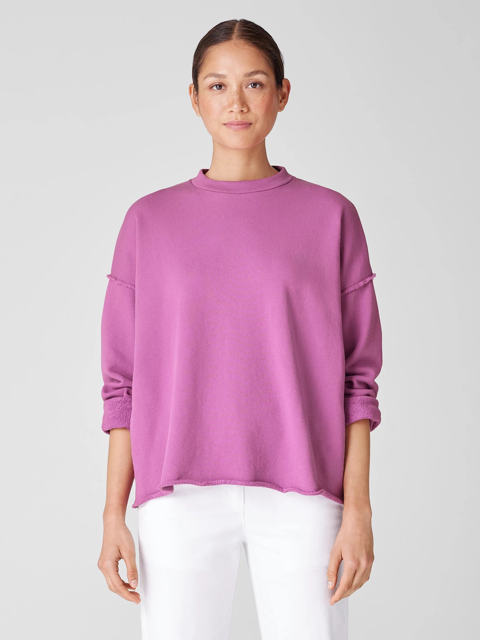 Organic Cotton French Terry Box-Top