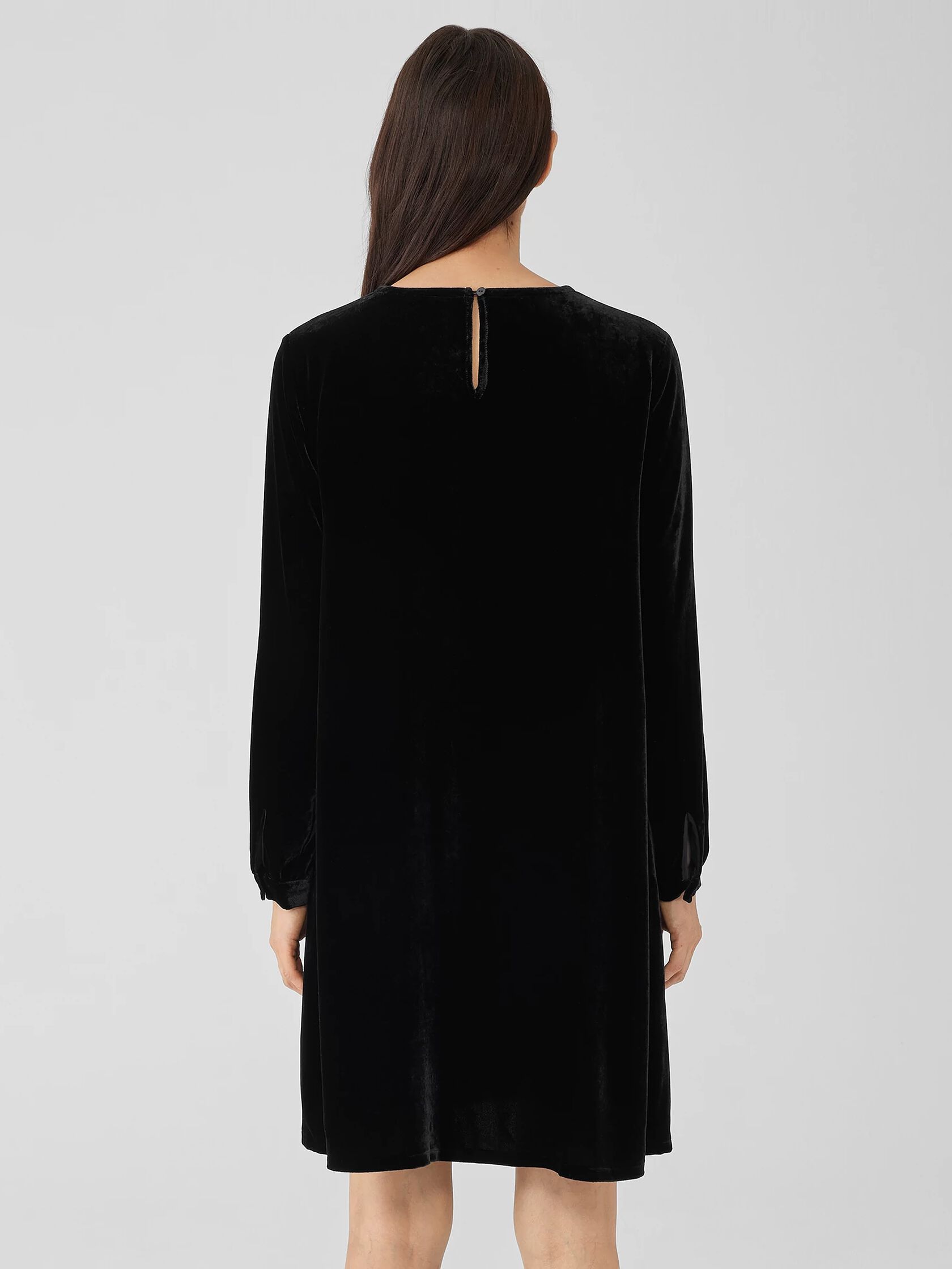 Velvet Crew Neck Dress