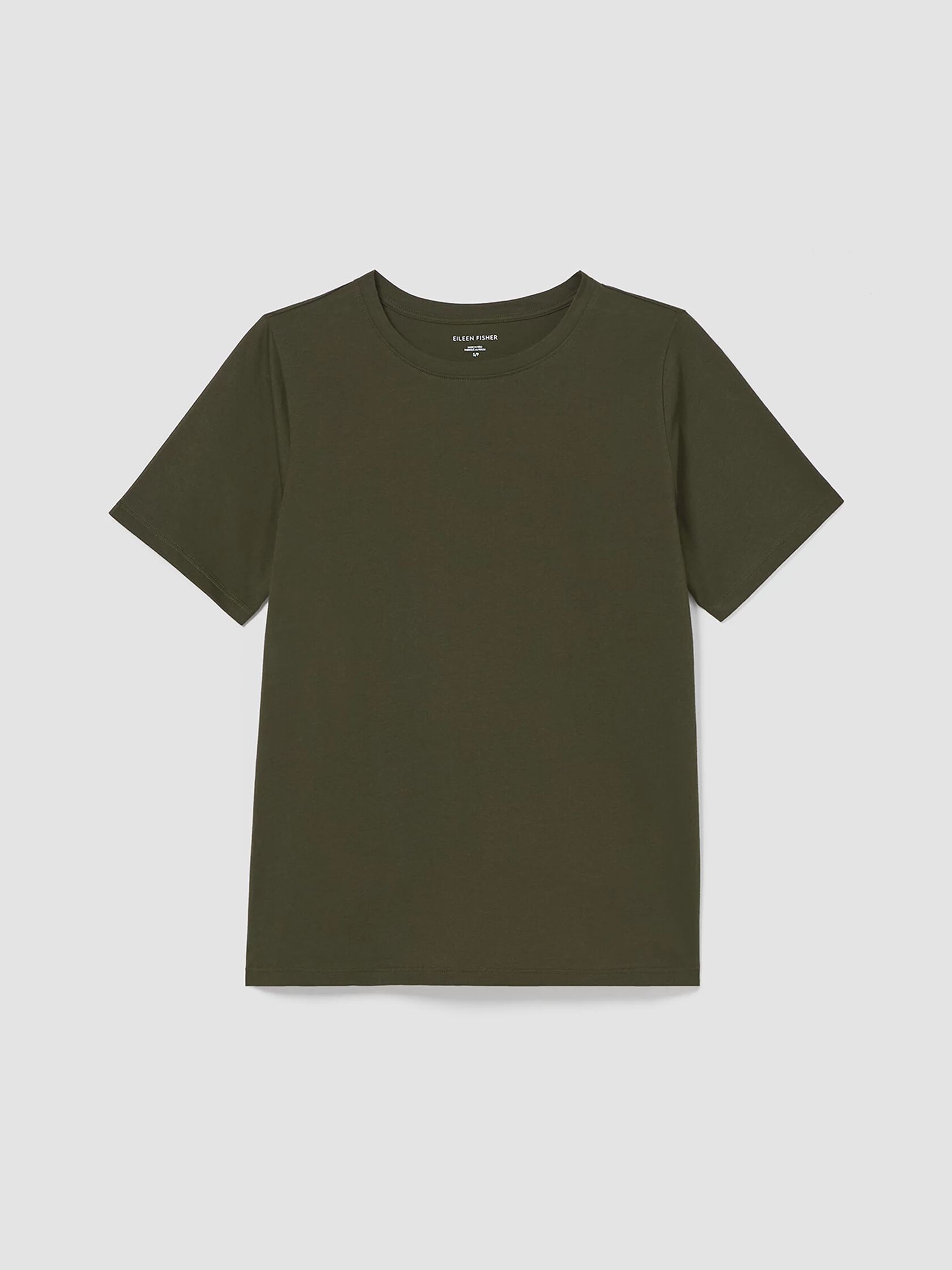 Organic Pima Cotton Jersey Round Neck Tee