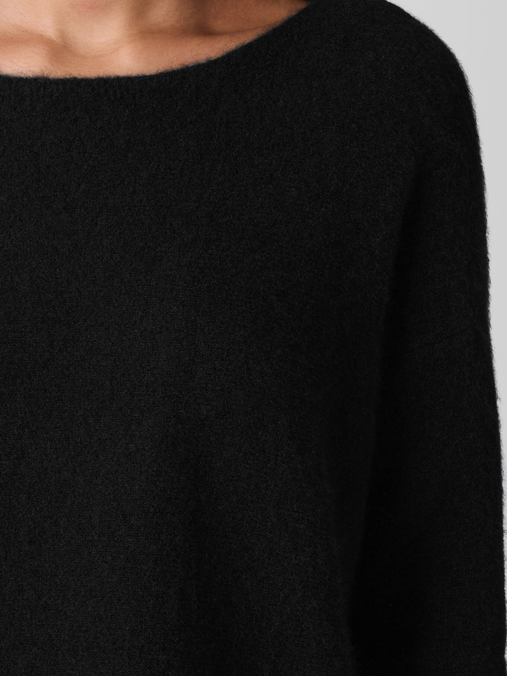 Cashmere Silk Bliss Bateau Neck Top