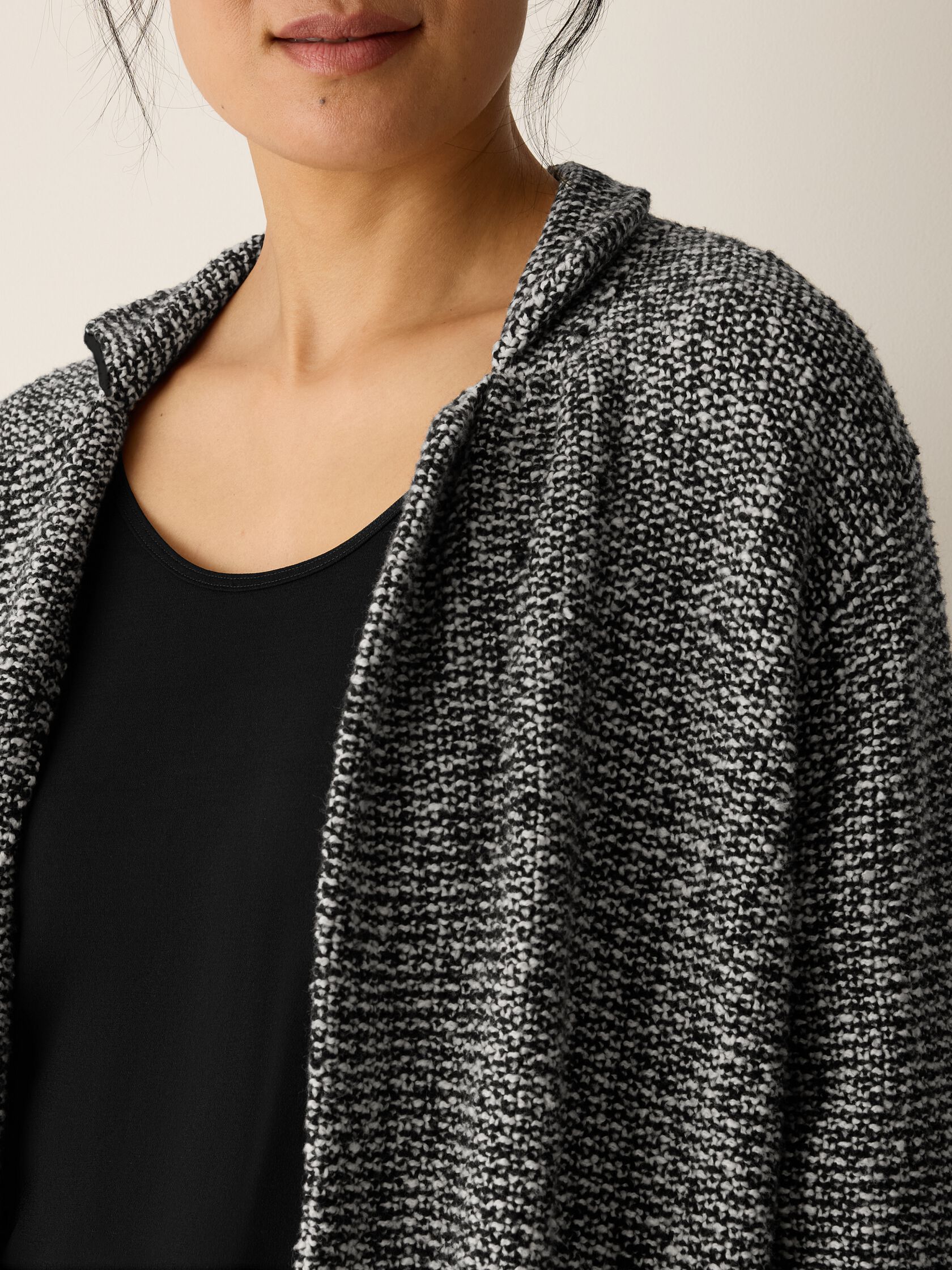 Peruvian Cotton Cloud Notch Collar Jacket