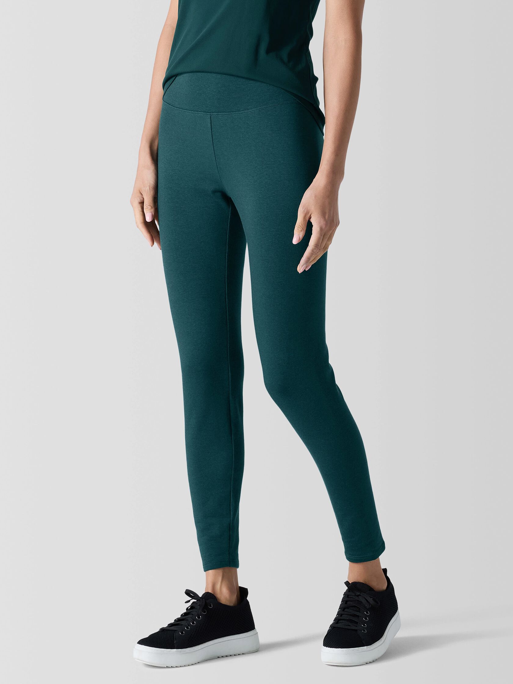 Cozy Brushed Terry Hug High-Waisted Leggings