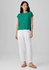 Organic Linen Cotton Square Top