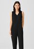 Organic Cotton Ponte Lantern Jumpsuit