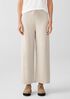 Peruvian Organic Cotton Blend Wide-Leg Pant