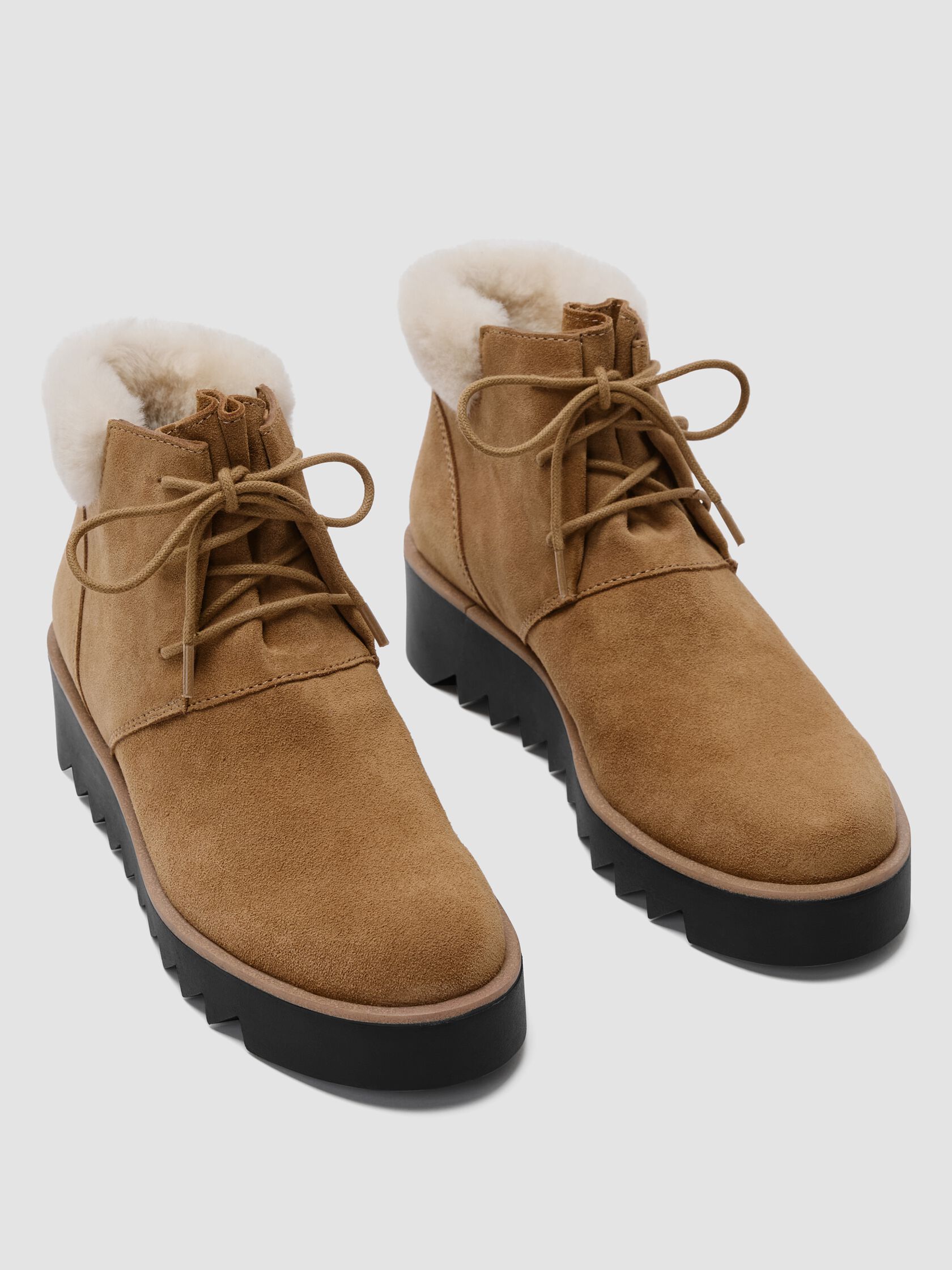 Kenille Sport Suede Wedge Bootie