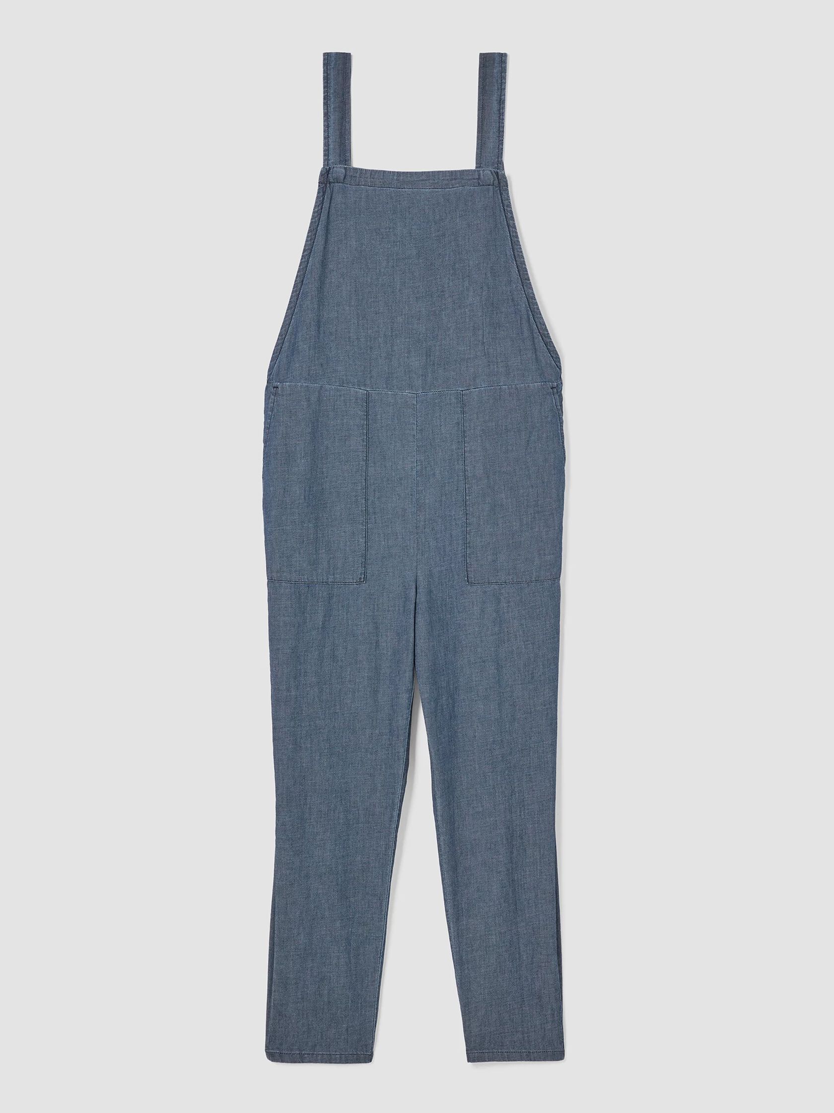 Airy Organic Cotton Twill Overalls