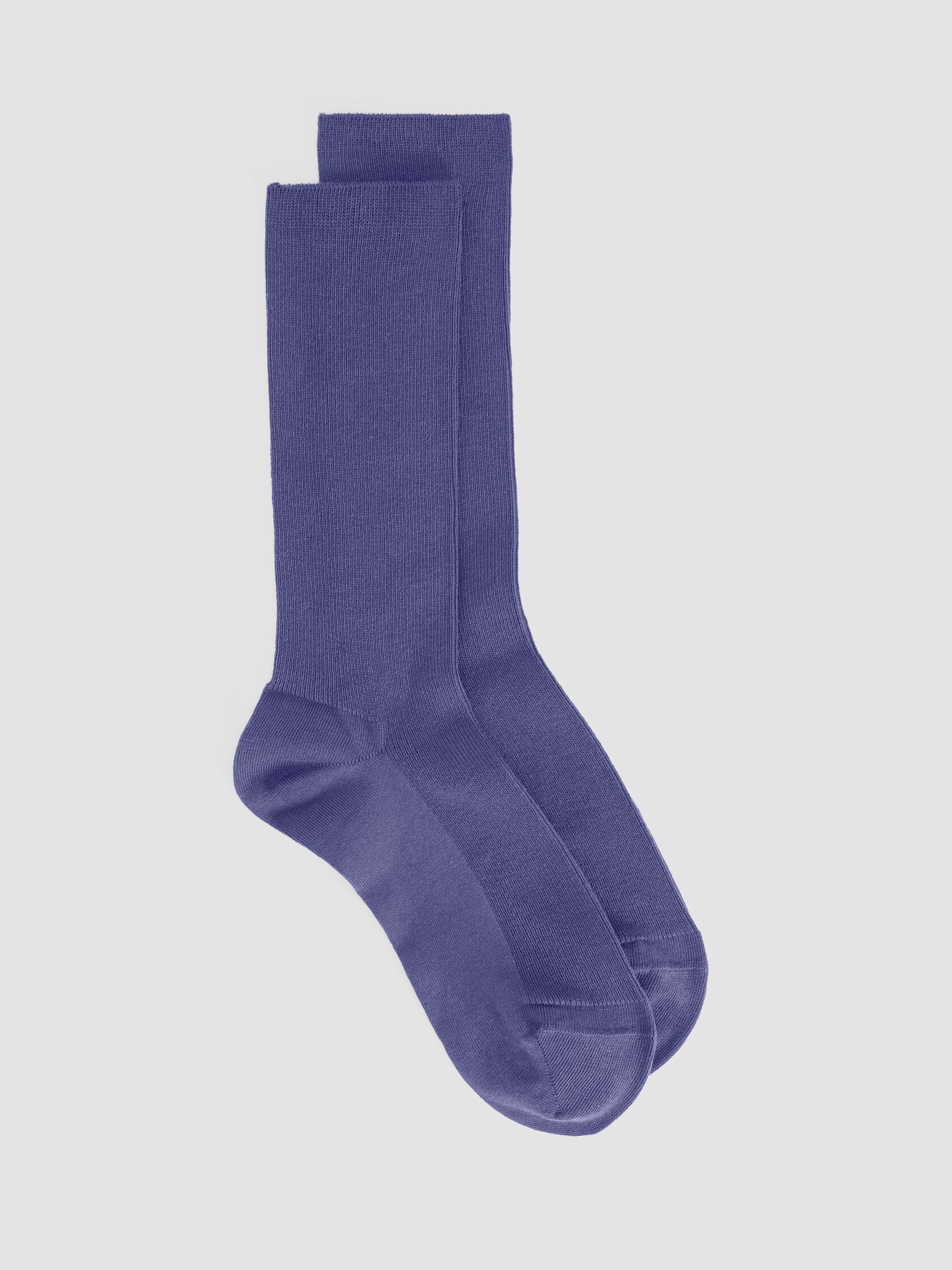 Cotton Rib Crew Sock