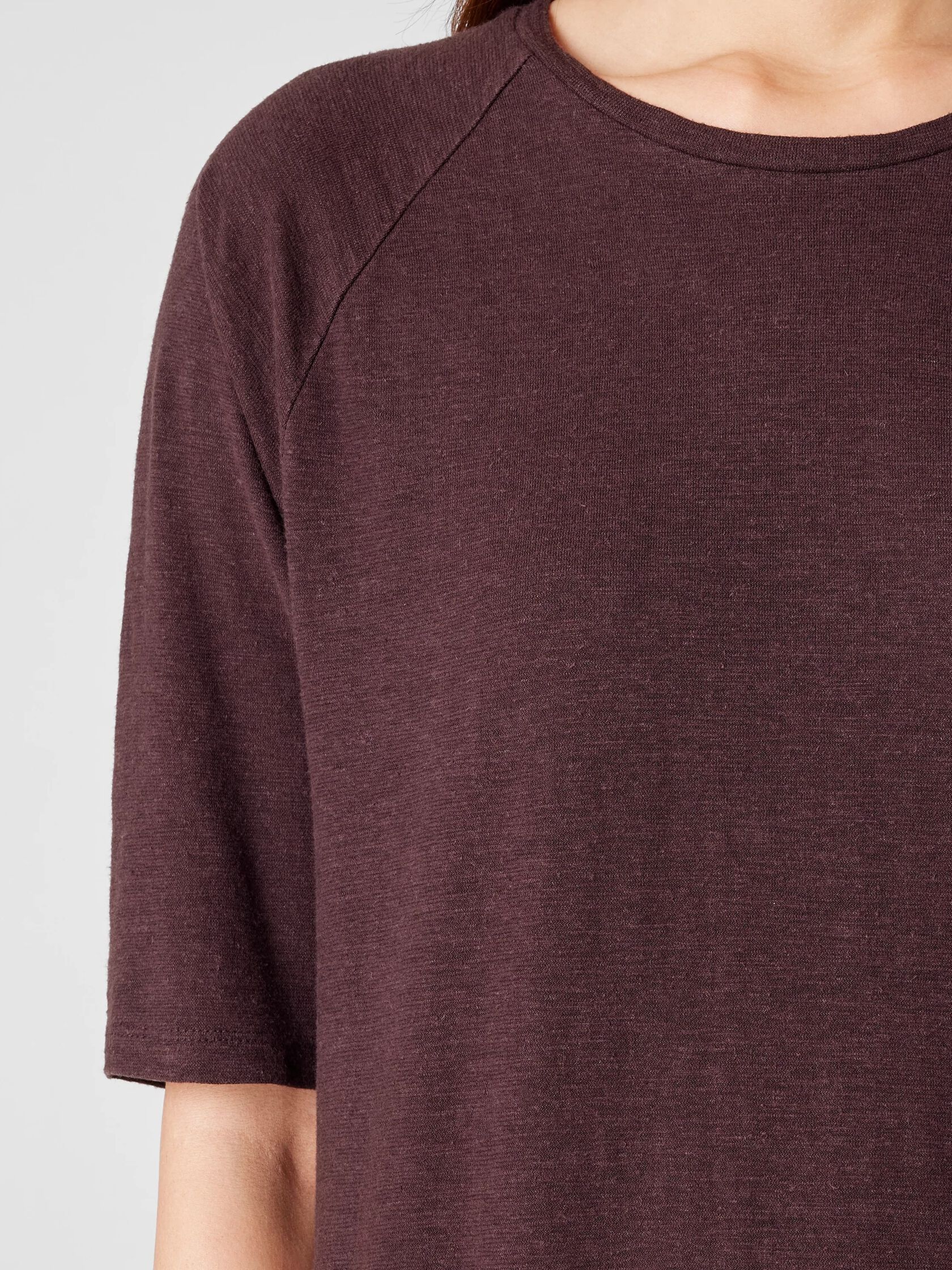 Hemp Organic Cotton Twist Crew Neck Dress