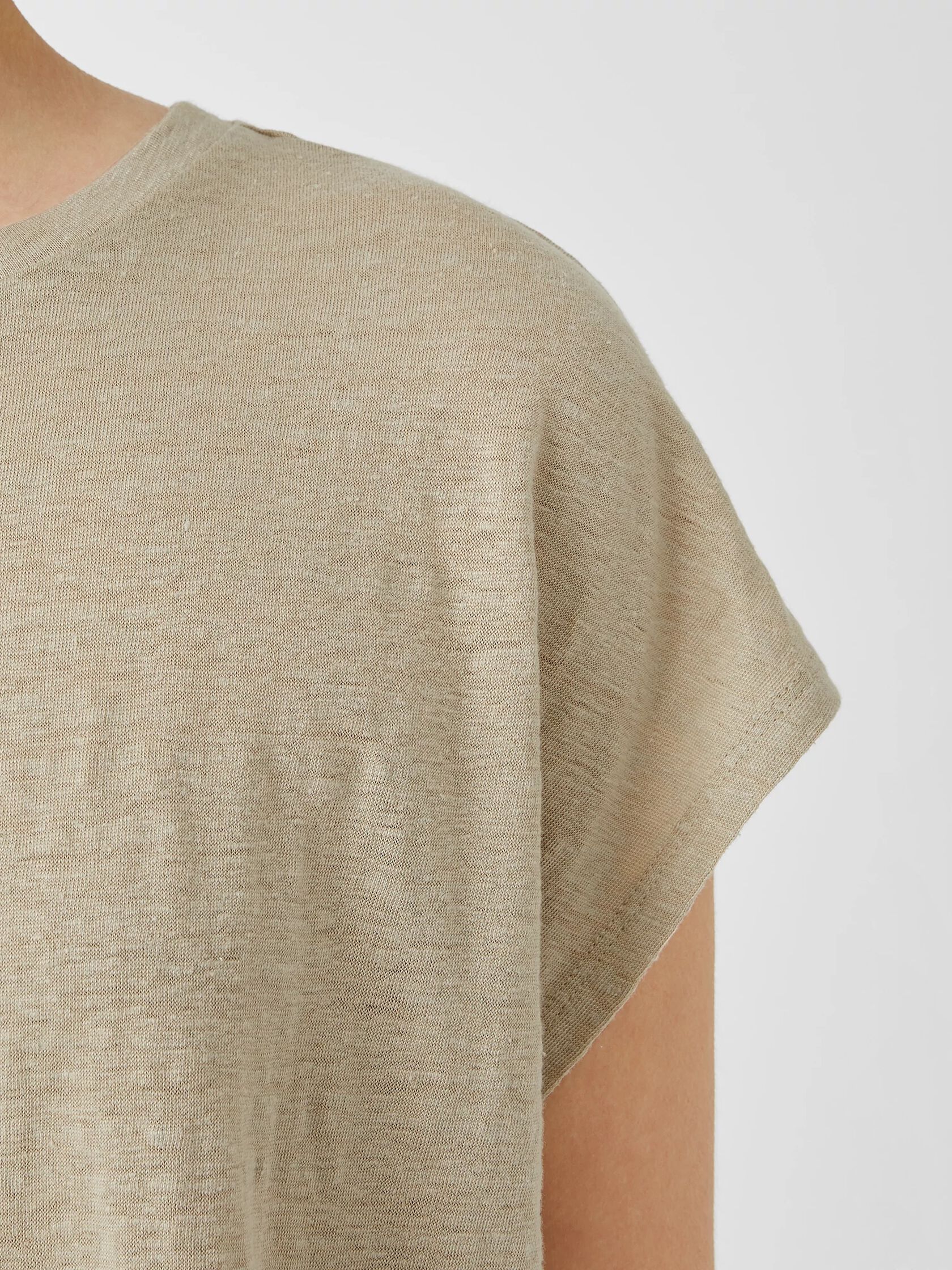 Organic Linen Jersey Square Top