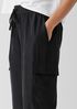 Washed Silk Cargo Pant