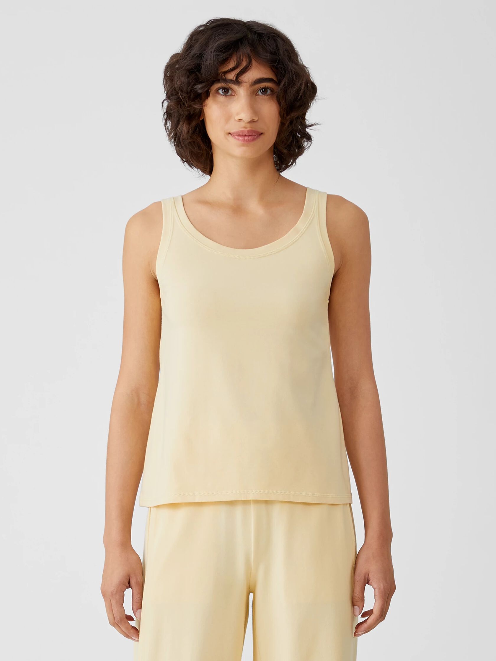 Traceable Organic Cotton Jersey Scoop Neck Tank