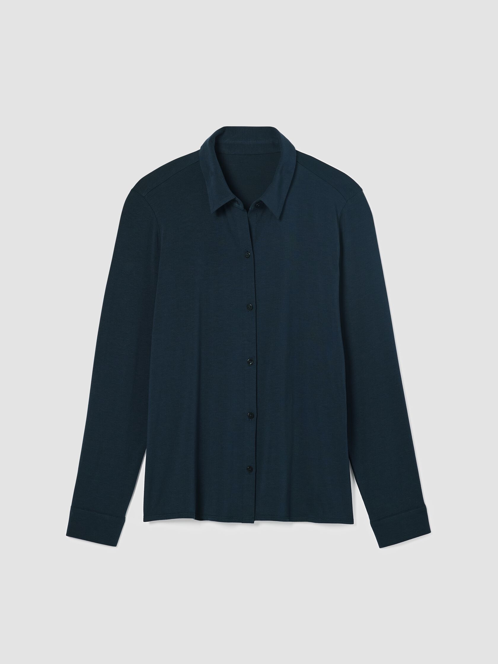 Fine Jersey Classic Collar Shirt