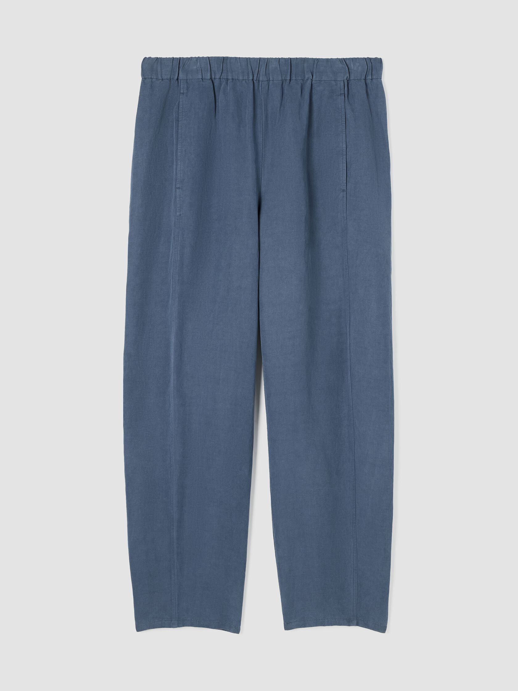 Linen Silk Twill Lantern Pant