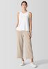 Lightweight Organic Cotton French Terry&nbsp;Straight Pant
