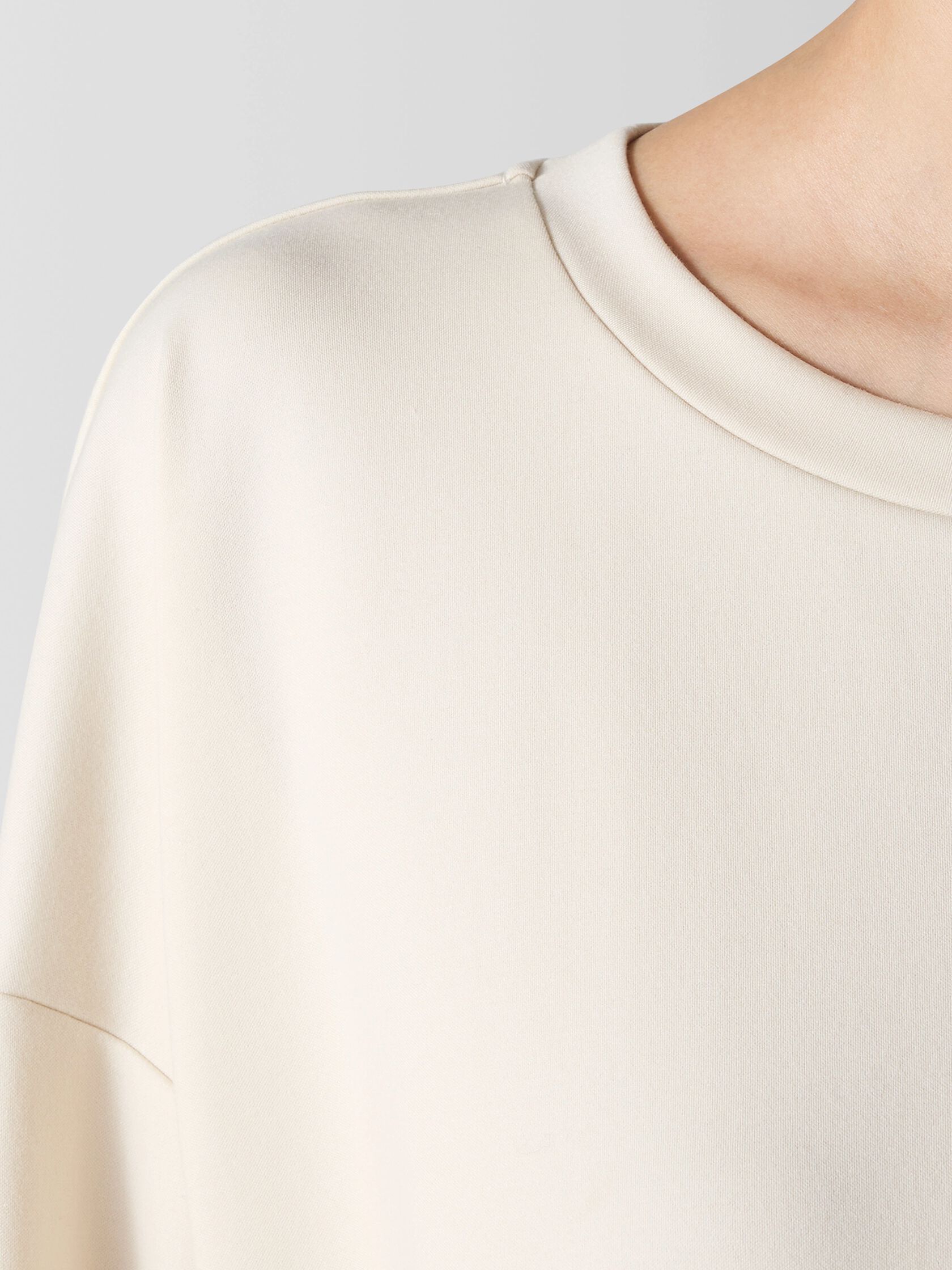 Lightweight Ponte Round Neck Top