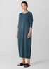 Stretch Jersey Knit Oval Dress