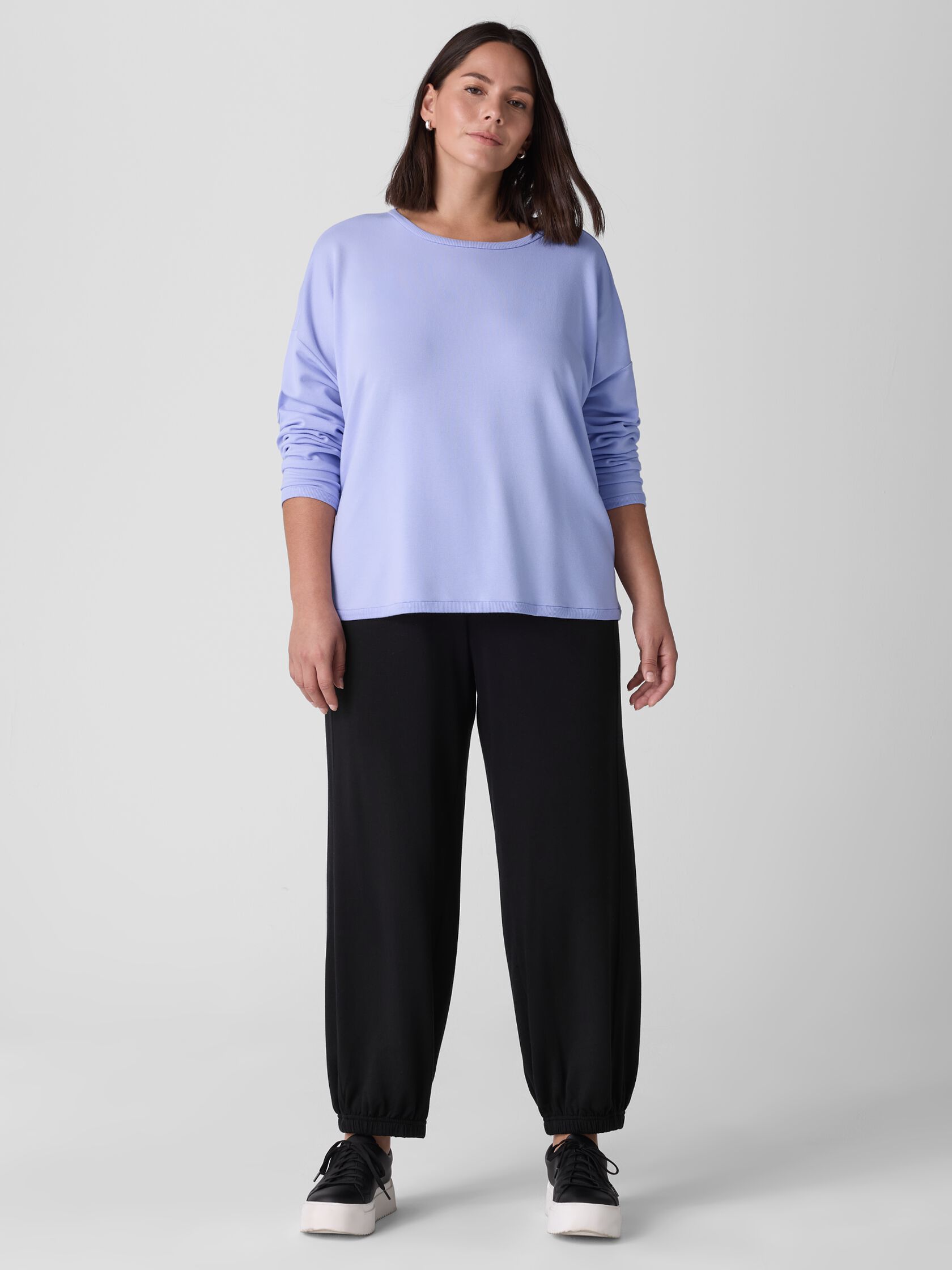 Cozy Brushed Terry Hug Box-Top