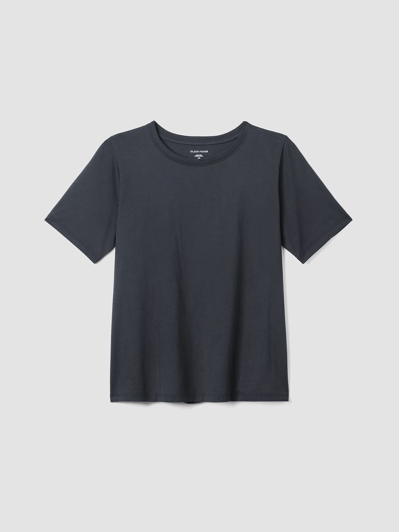 Organic Pima Cotton Jersey&nbsp;Round Neck Tee