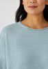 Peruvian Organic Cotton Blend Crew Neck Top