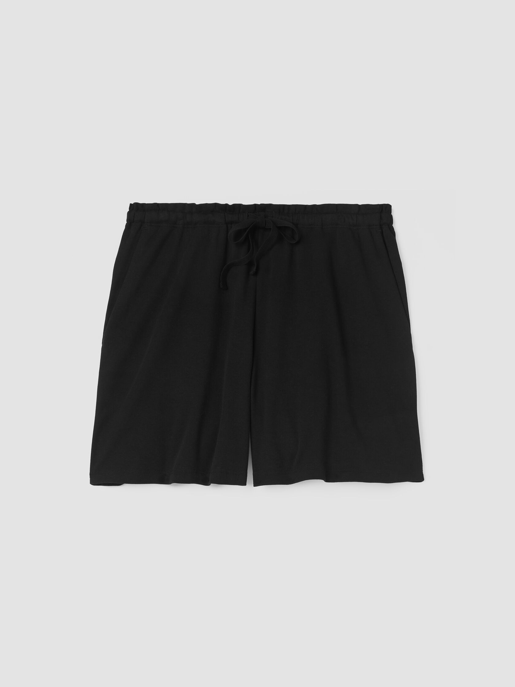 Organic Cotton Interlock Sleep Shorts