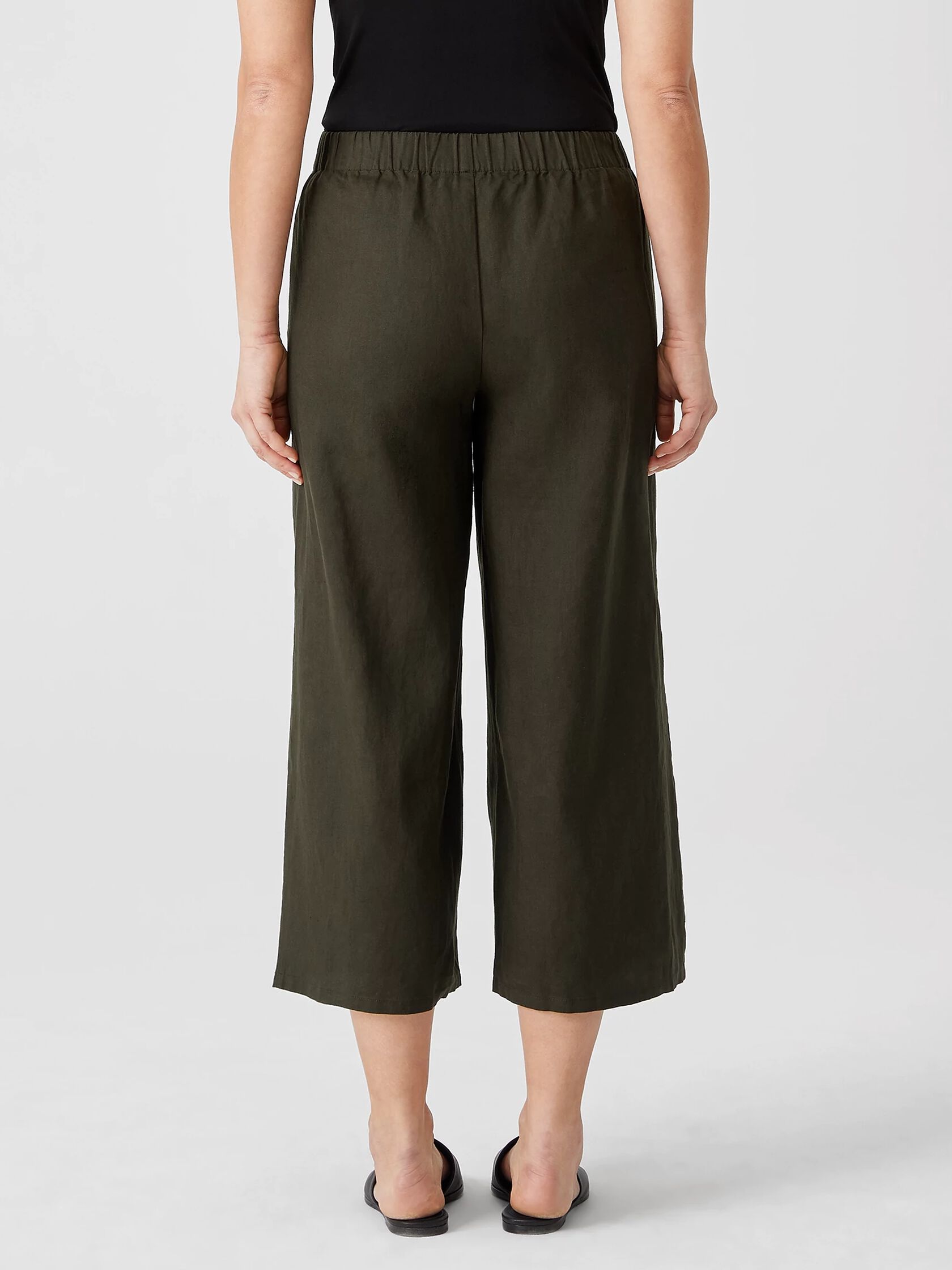 Organic Linen Wide-Leg Pant