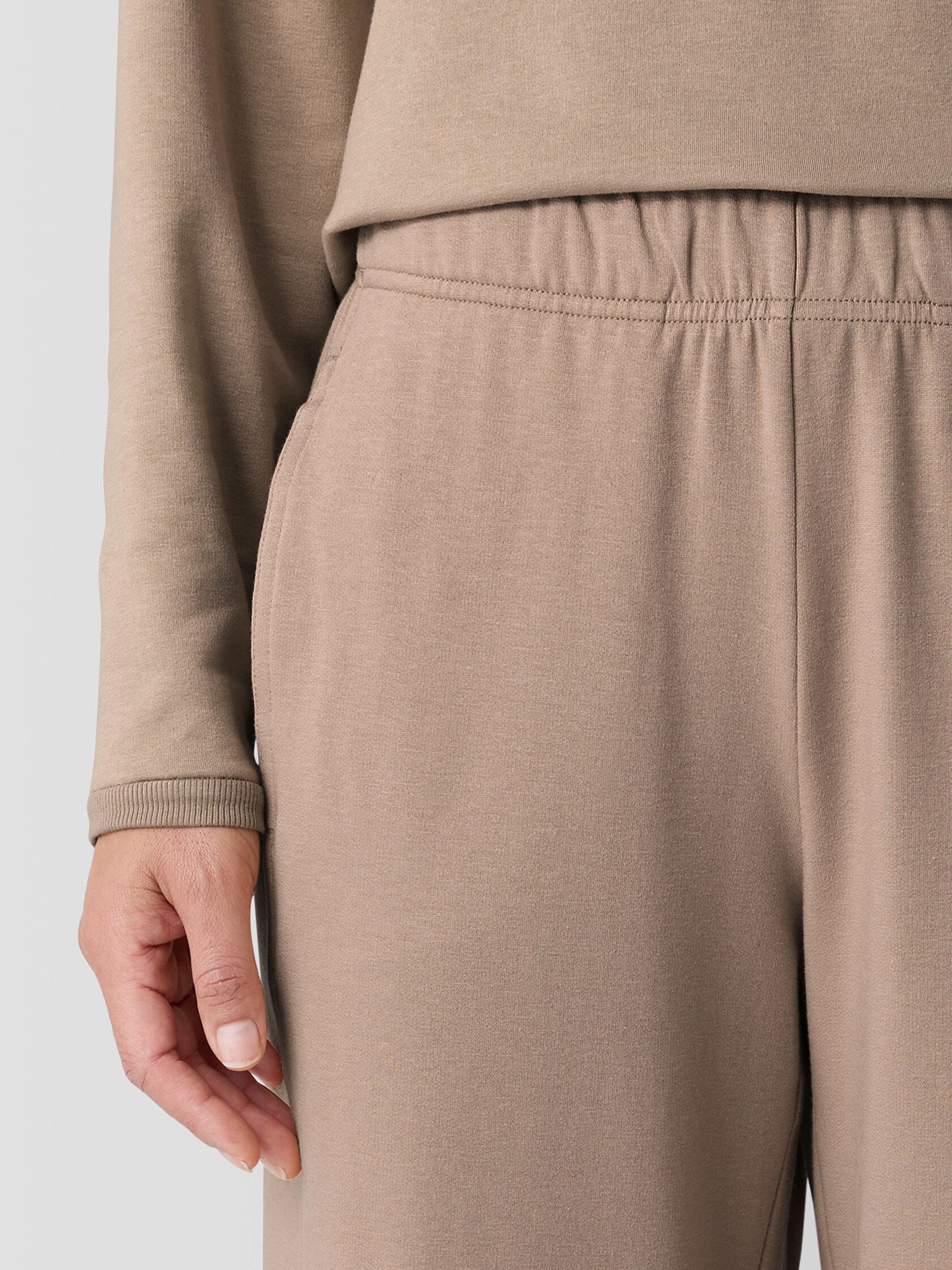 Cozy Brushed Terry Hug Lantern Jogger Pant