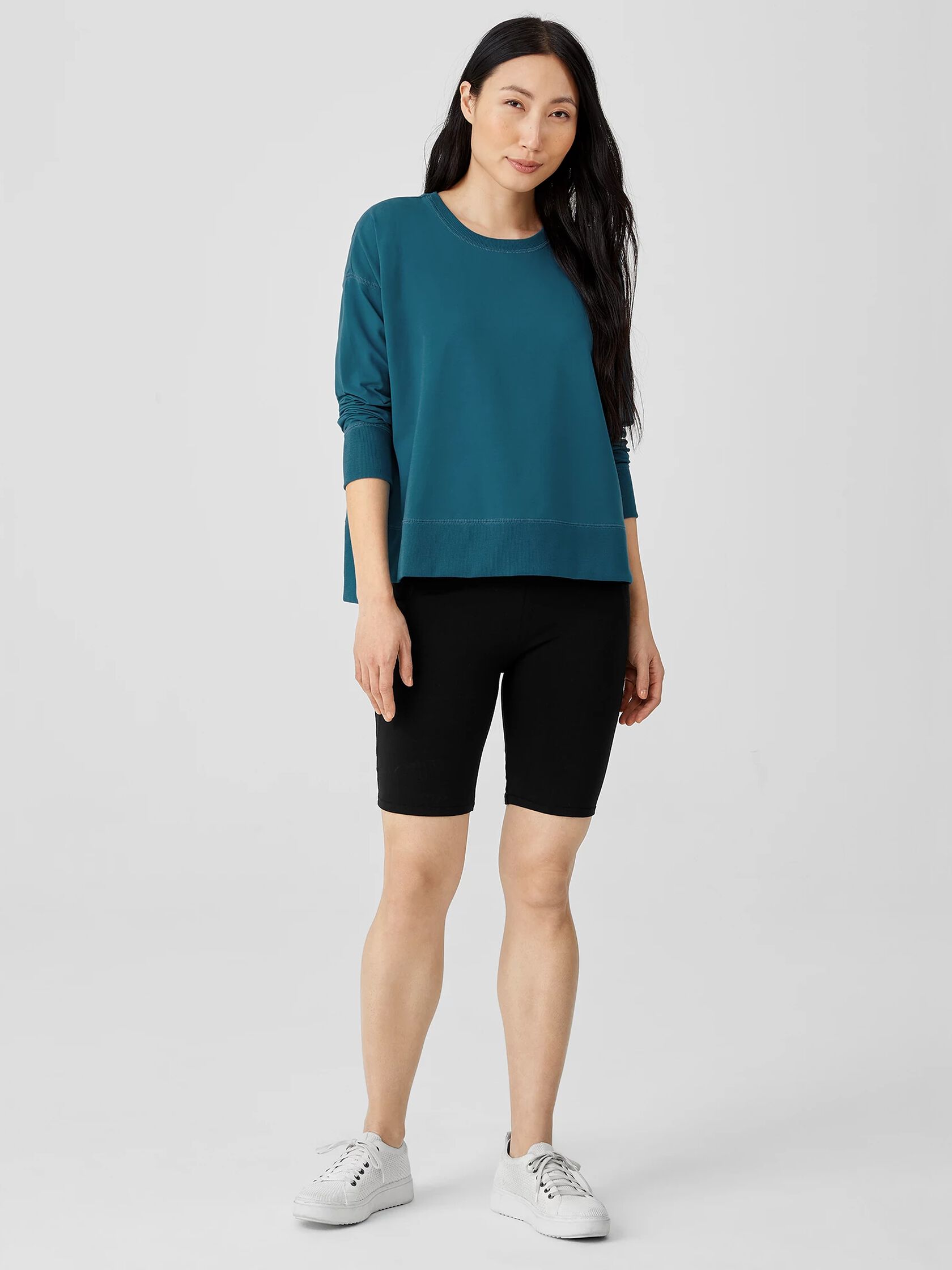 Pima Cotton Stretch Jersey Box-Top