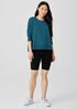Pima Cotton Stretch Jersey Box-Top