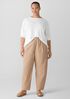 Washed Organic Cotton Poplin Lantern Pant
