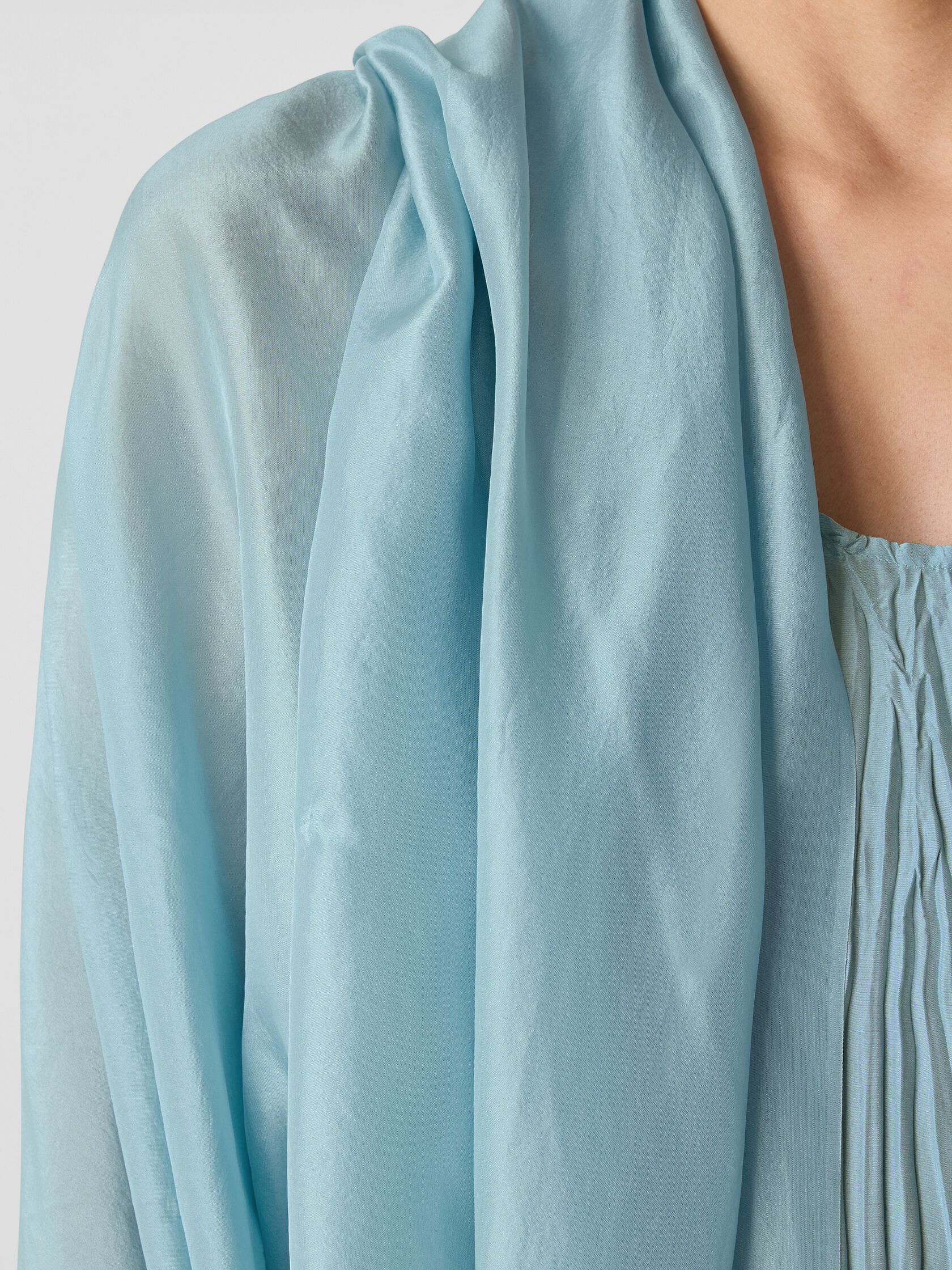 Washed Transitional Silk Parachute Scarf