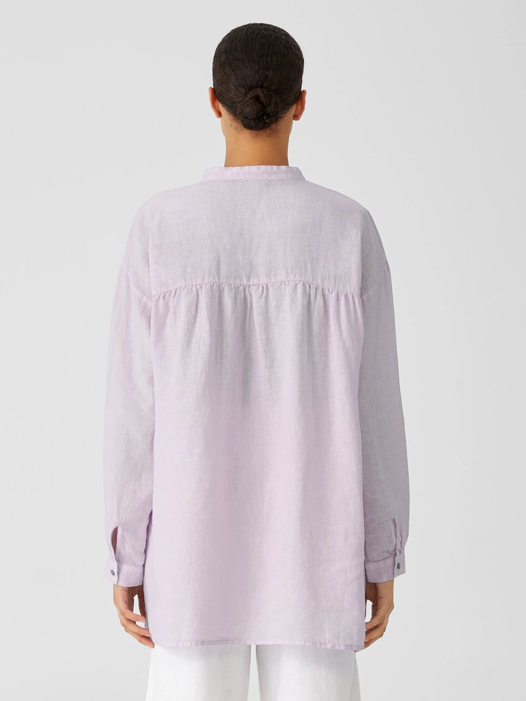 Garment-Dyed Organic Handkerchief Linen&nbsp;Shirt