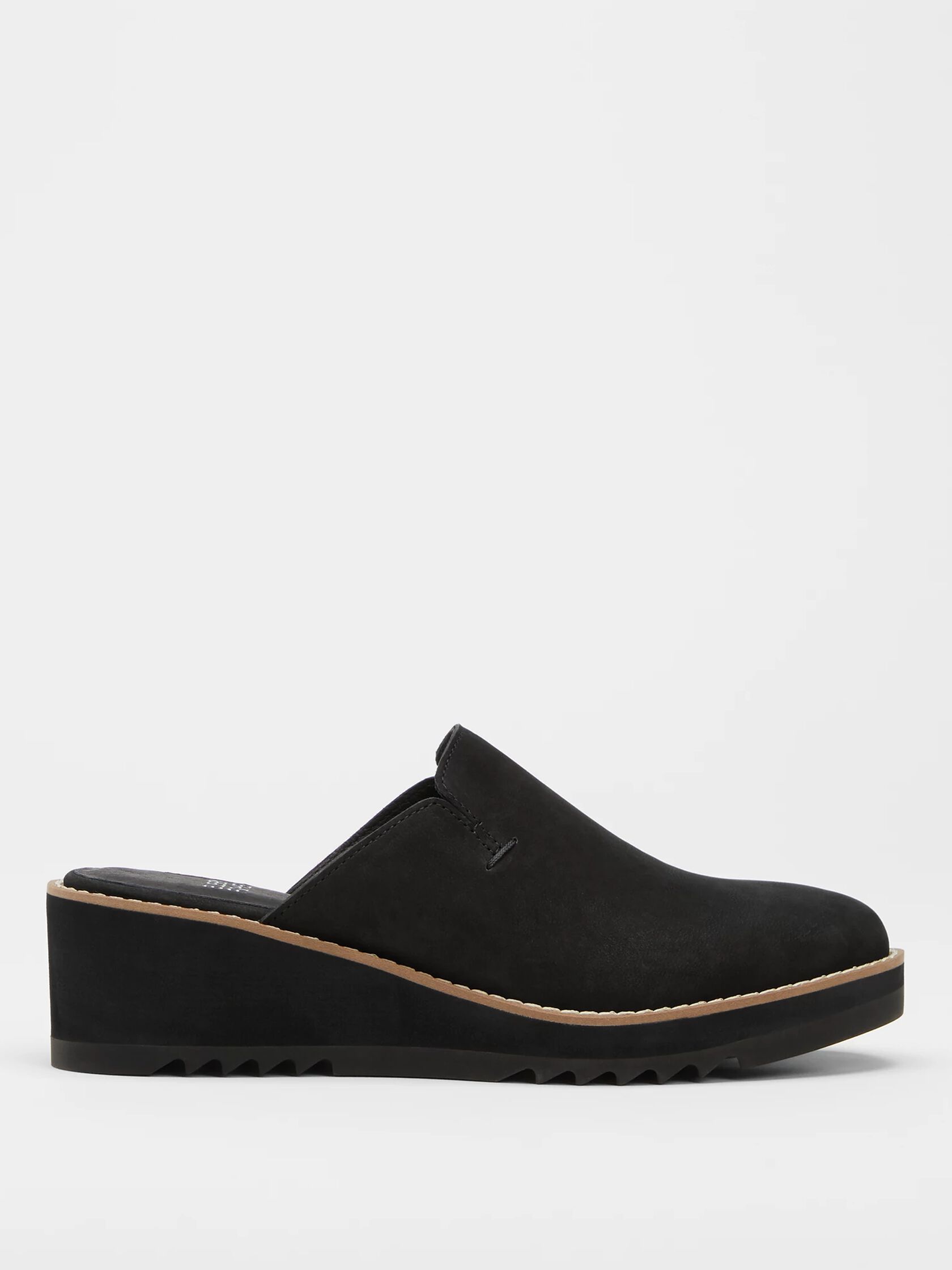 Loti Tumbled Nubuck Wedge Mule